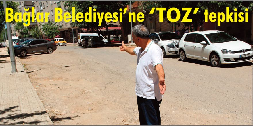 Bağlar Belediyesi’ne ‘toz’ tepkisi