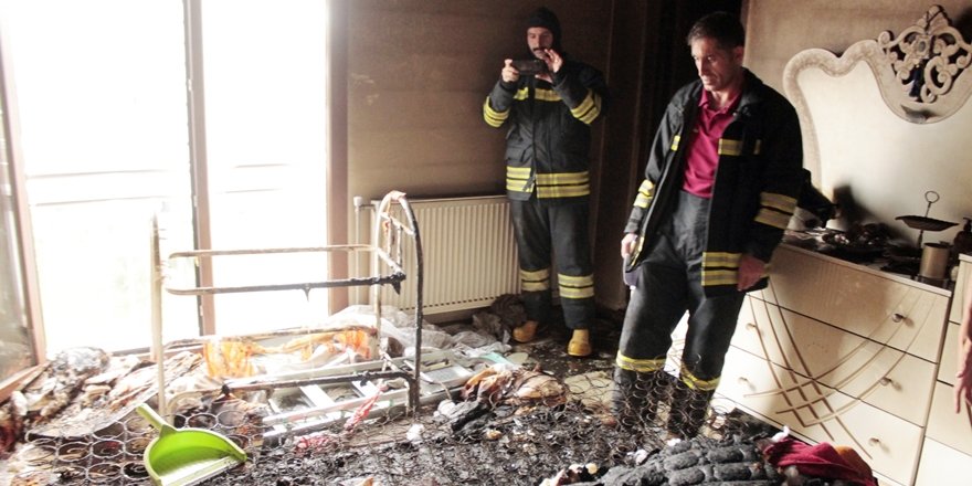 Diyarbakır'daki ev bir hafta içinde iki kez yandı