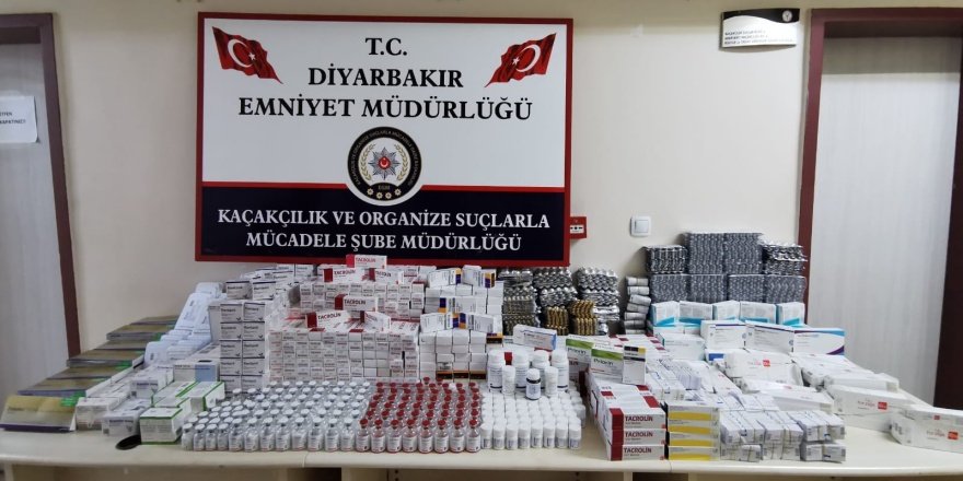 Diyarbakır'da yasa dışı ilaç sevkiyatına yönelik operasyon