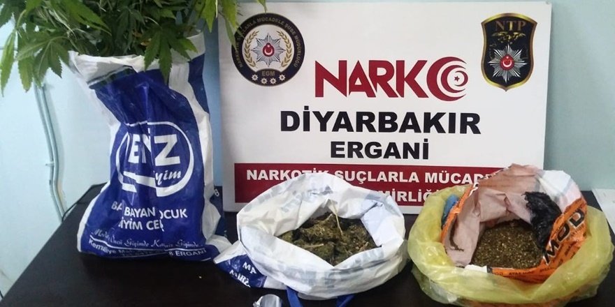 Ergani’de uyuşturucu operasyonu