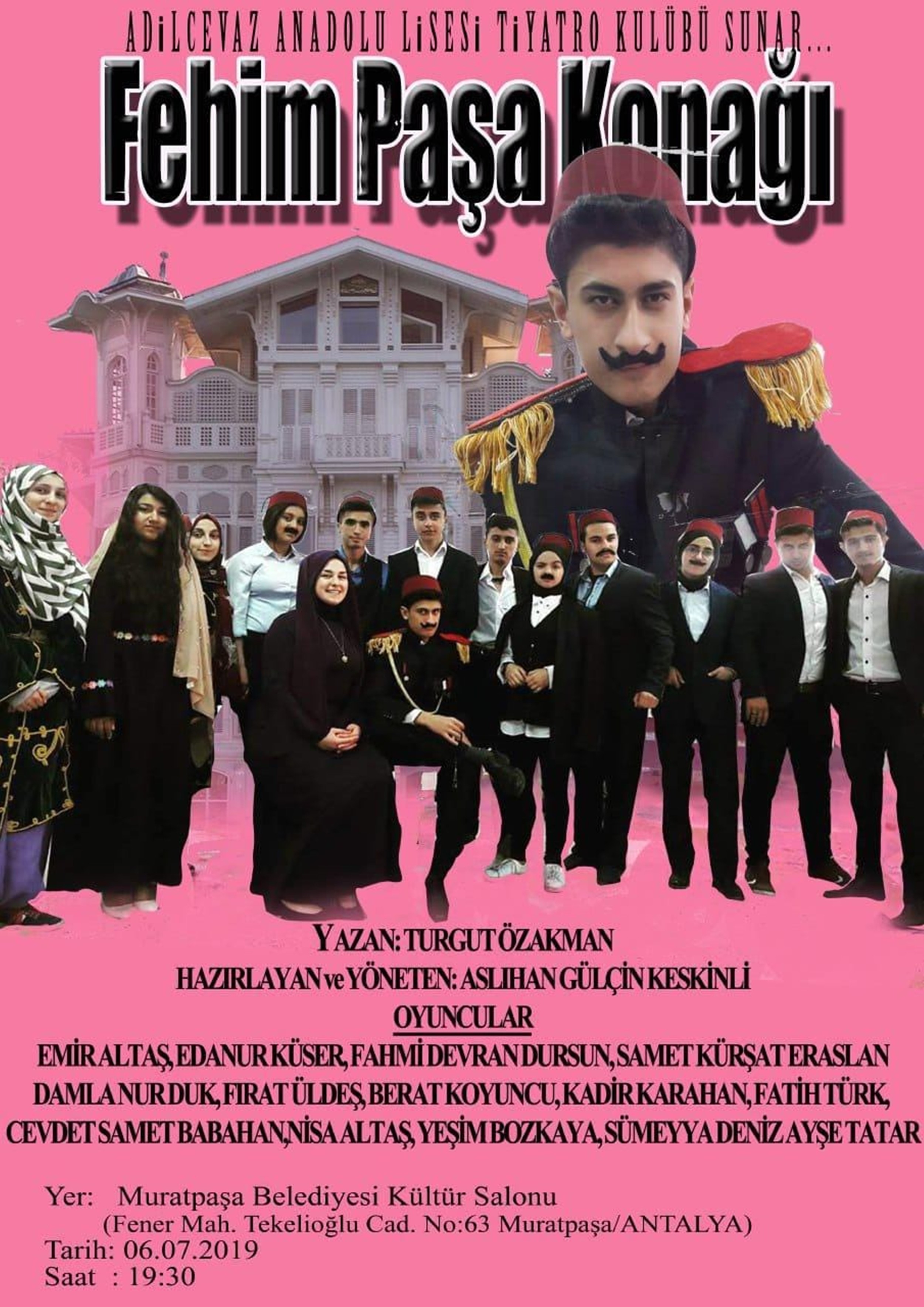 Adilcevaz tiyatro ekibi Antalya’da sahne alacak