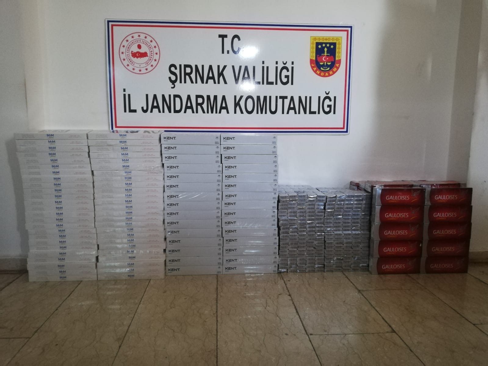 Şırnak’ta 3 bin 760 paket kaçak sigara ele geçirildi