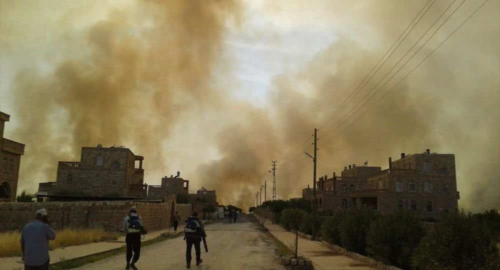 Mardin'de büyük yangın: 6 Süryani köyü ve Botaş İstasyonu tehdit altında