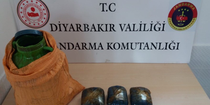 Diyarbakır’da esrar operasyonu