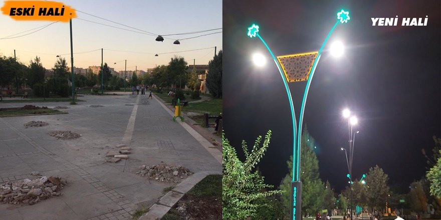 O halden bu hale ışıl ışıl bir park !