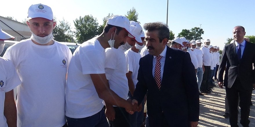 Güzeloğlu’ndan ilaçlama birimine ziyaret