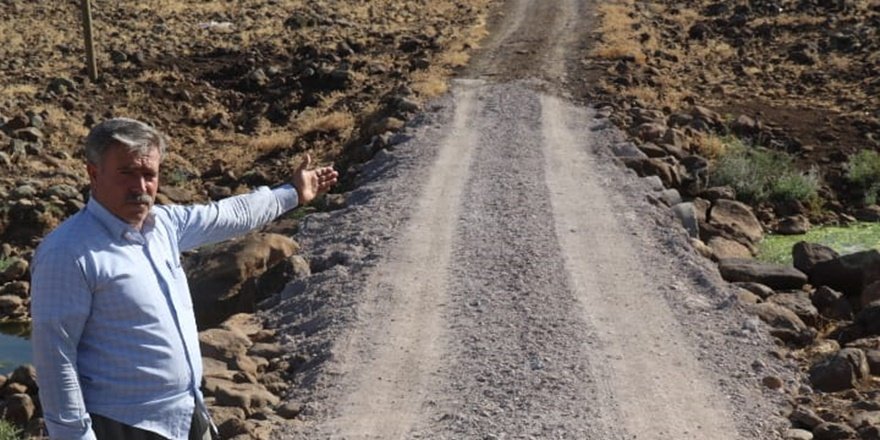 Bağlar belediyesi, köylere menfez köprüler yapıyor