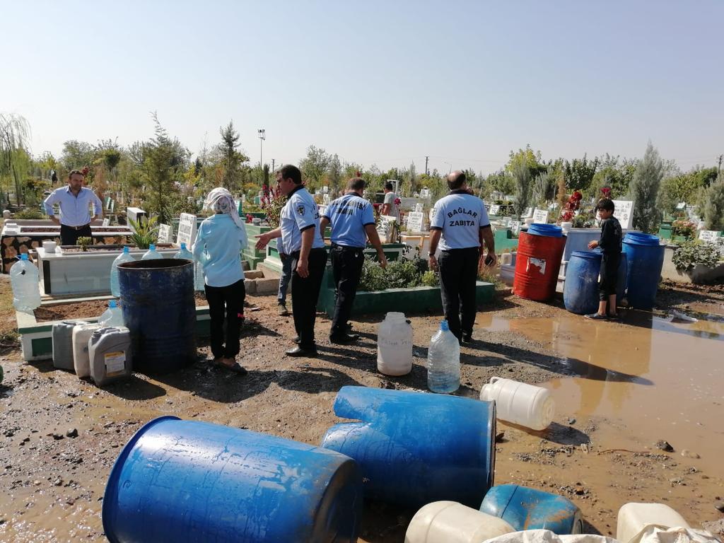 Diyarbakır’daki mezarlıklarda denetim