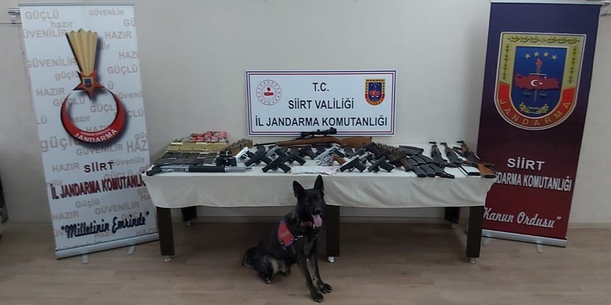  Siirt merkezli 5 ilde silah kaçakçılığı operasyonu