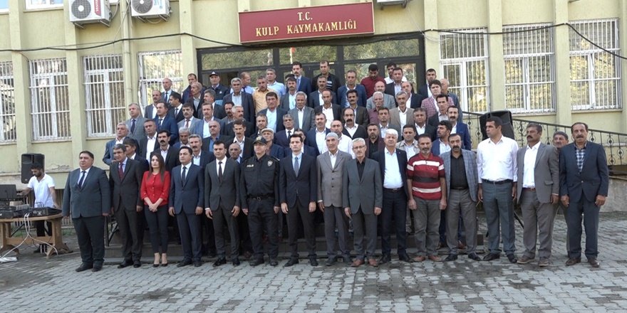 Kulp'ta "Muhtarlar Günü" kutlaması