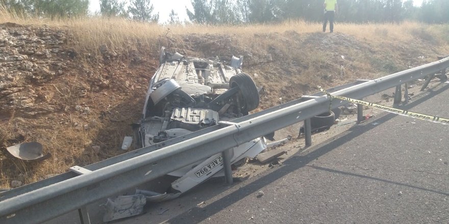 Şanlıurfa'da kaza: 1 ölü, 2 yaralı