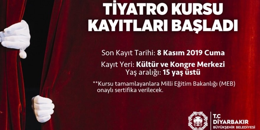 Büyükşehir’den tiyatro kursu