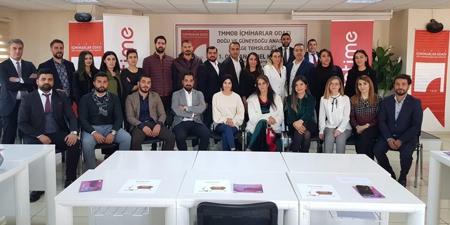 TMMOB İçmimarlar Odası Doğu ve Güneydoğu Anadolu Bölge Temsilciliği yönetimini seçti