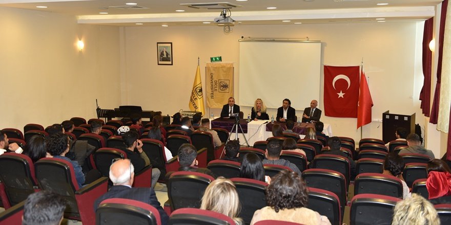 DÜ’de halk oyunlarının dünü bugünü söyleşisi