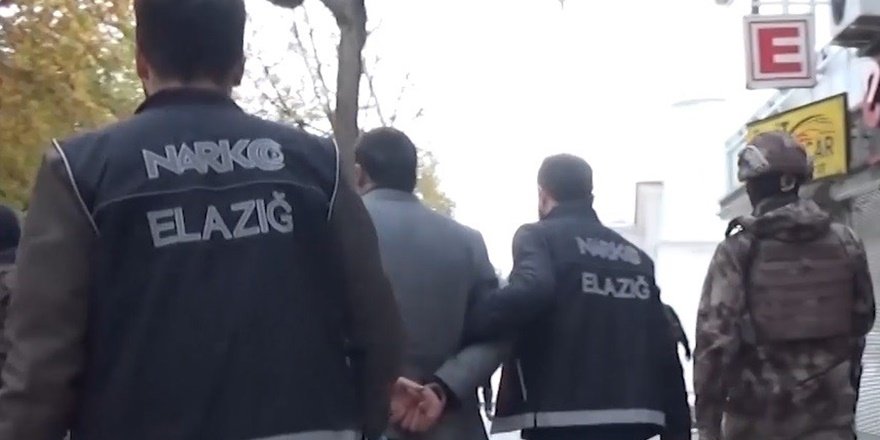 Elazığ’da zehir tacirlerine operasyon:3 gözaltı