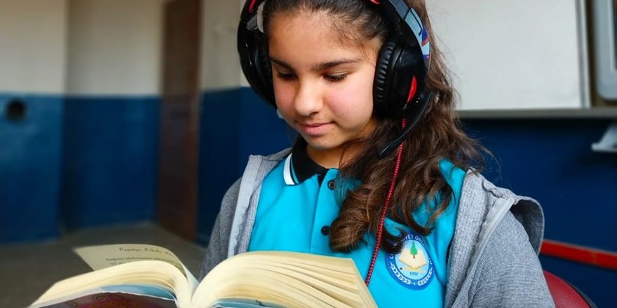 Mardin Mazıdağı'nda görme engelliler için “Kitaplara Ses Ver Projesi”