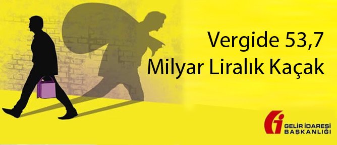 Vergide 53,7 Milyar Liralık Kaçak