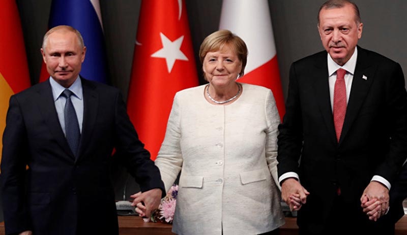 Erdoğan, Merkel ve Putin ile Libya’yı konuştu