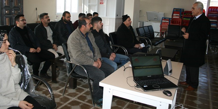 Mardin Ömerli'de çiftçilere eğitim