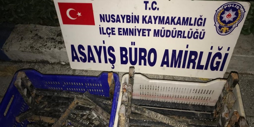 Nusaybin'de rögar kapağı çalanlar yakalandı
