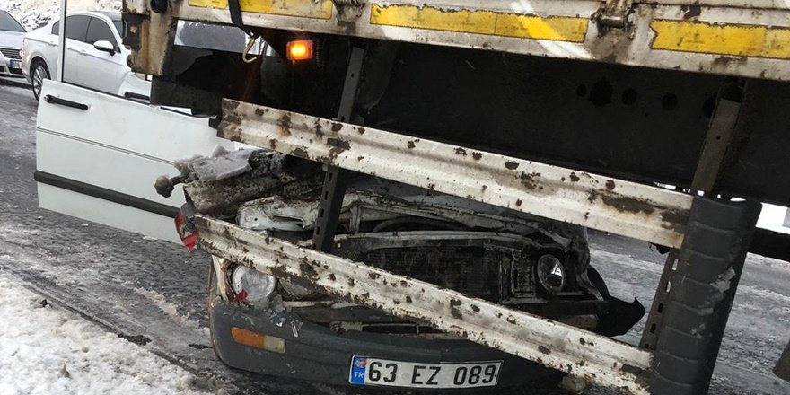 Diyarbakır’da buzlanma kazası: 4 yaralı