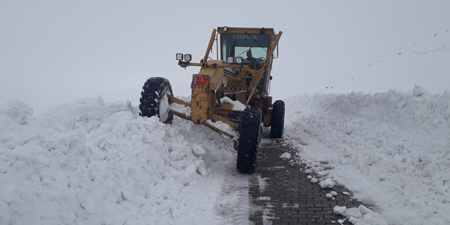 Şanlıurfa'da yoğun kar yağışı