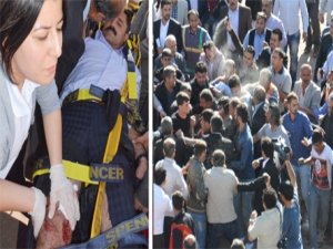 Eş başkanı vuran saldırganlardan biri teslim oldu