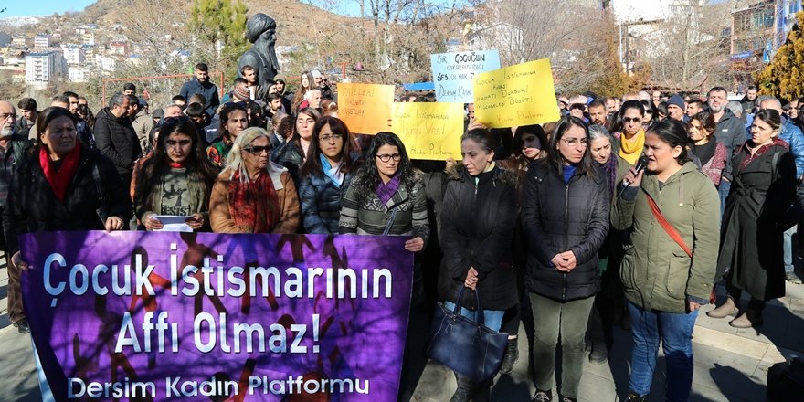 Tunceli'de çocuk istismarına  halk tepkisi