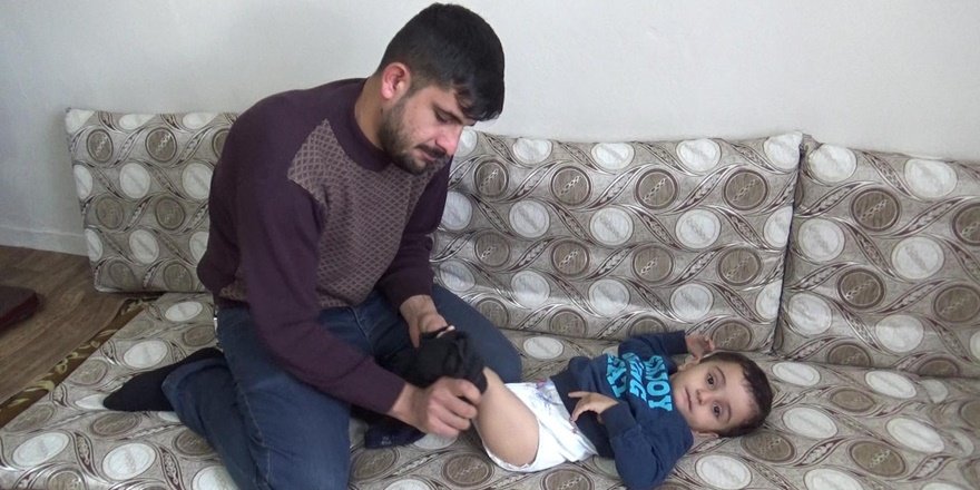 Diyarbakırlı 3 yaşındaki engelli Ardem yardım bekliyor