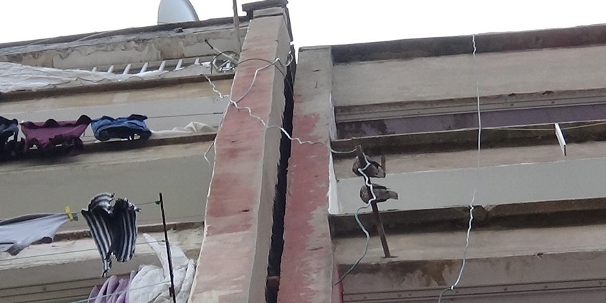 Diyarbakır’da depremin ardından korkutan görüntü