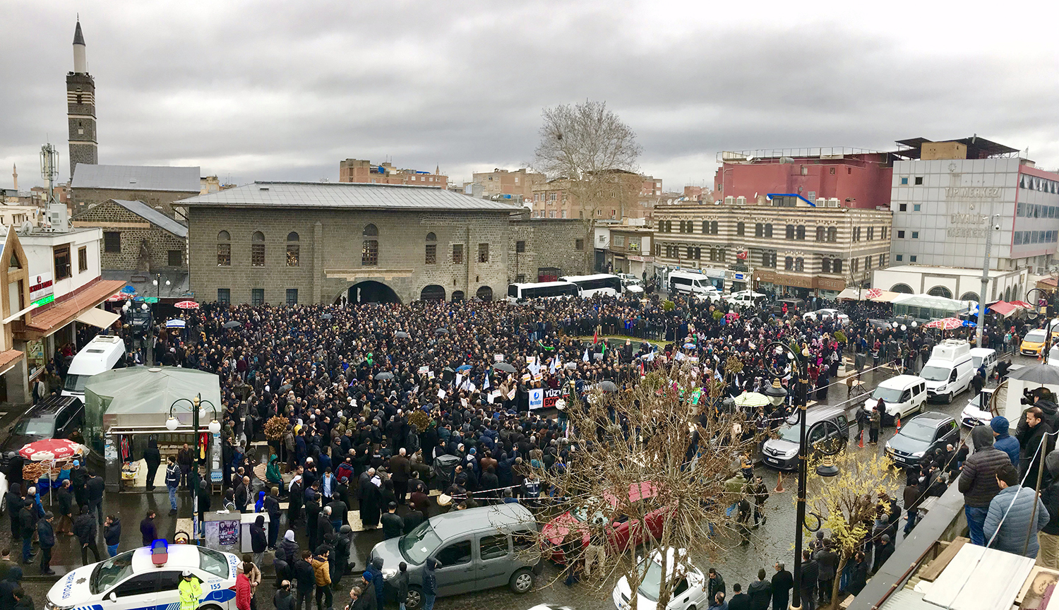 VİDEO - ‘Yüzyılın anlaşması'na Diyarbakır’dan tepki