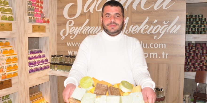 Koronavirüse karşı doğal sabunları Çin’e gönderdi