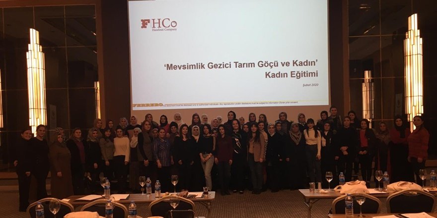 Mevsimlik işçilere ve kadın çiftçilere eğitim verildi