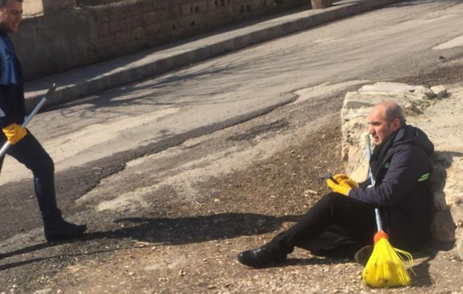 Halkçı başkan yorgun düştü!