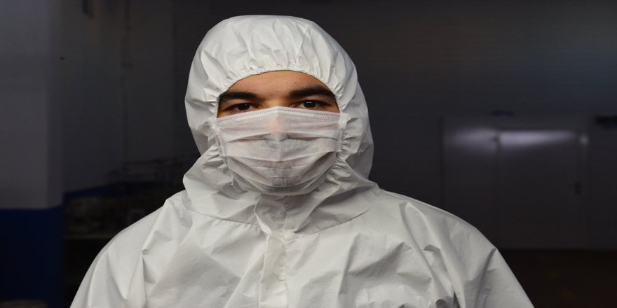 Şanlıurfalı girişimci "antibakteriyel tulum" üretiyor