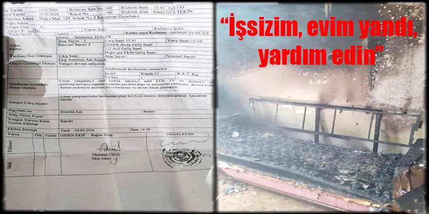 “İşsizim, evim yandı yardım edin”
