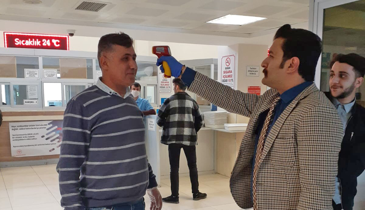 Diyarbakır adliyesinde koronavirüs önlemleri