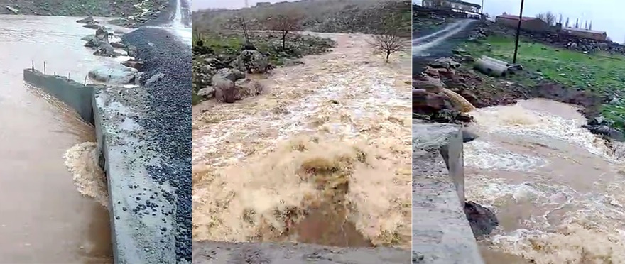 Kırsal bölgelerde yapılan menfezler sel baskınlarını önledi