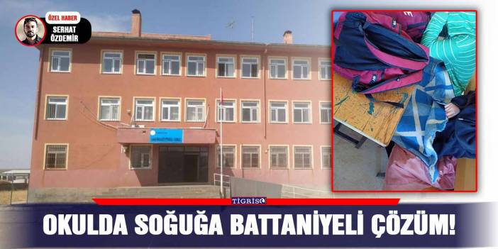 Okulda soğuğa battaniyeli çözüm!