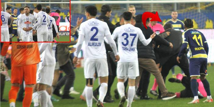 Başkan hakeme yumruk attı!