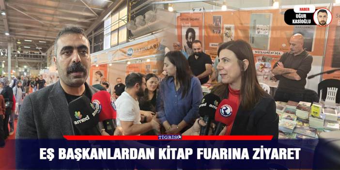 Eş başkanlardan kitap fuarına ziyaret