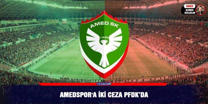 Amedspor'a iki ceza PFDK’da