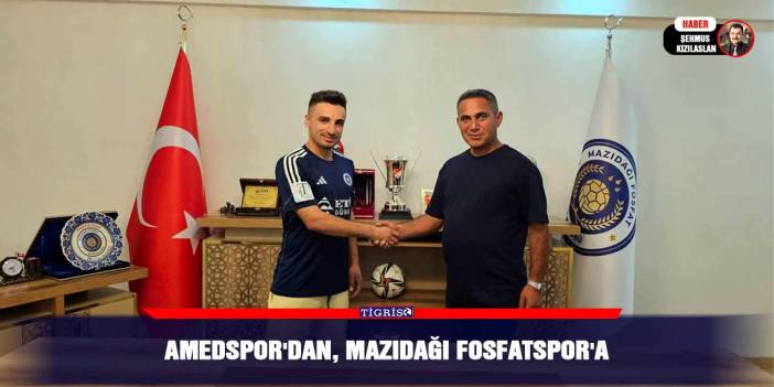 Amedspor'dan, Mazıdağı Fosfatspor'a