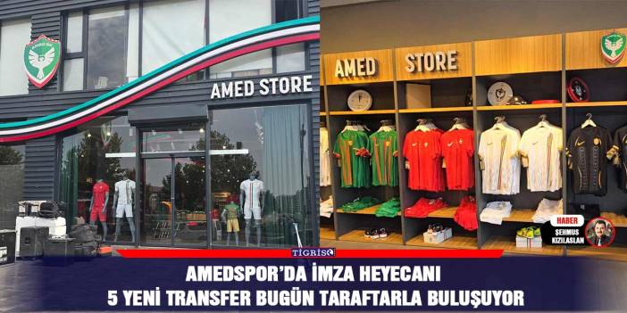 Amedspor’da imza heyecanı