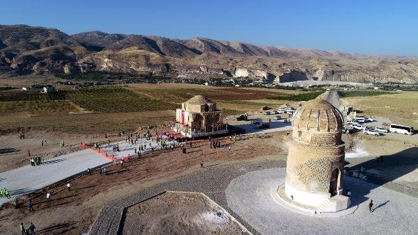Hasankeyf'te Tarihi Artuklu Hamımı Taşınıyor
