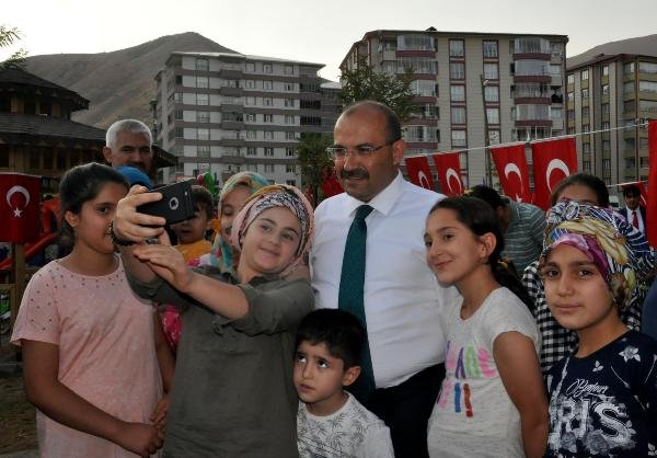 Çocukların park sevinci