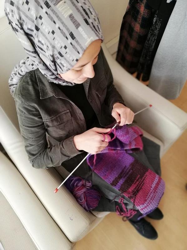 Yüksekovalı Öğrenciler İçin Atkı Ördüler