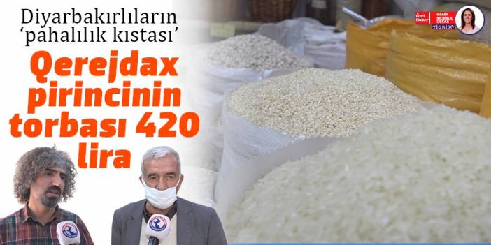Karacadağ pirincine bir yılda yüzde yüz 30 zam!