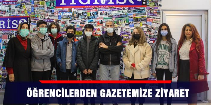 Öğrencilerden gazetemize ziyaret