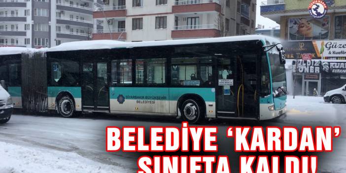 Diyarbakır’da kar yağışı hayatı durdurdu